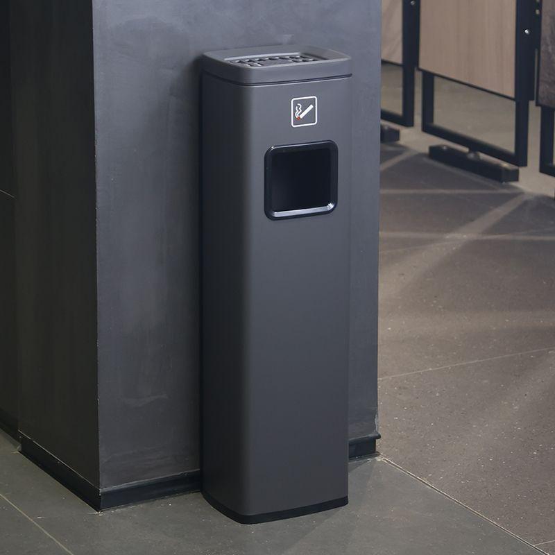 Entrance Trash Can Corridor Aisle Ashtray Cigarette Butt Collector Hotel Lobby Stainless Steel Vertical Elevator