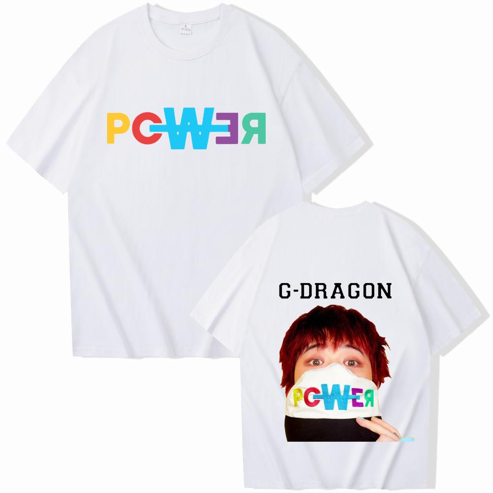 G-Dragon 2025 World Tour T-shirt Man Women Harajuku O-neck Summer Casual Shirt Shirts for Men  Shirts  T Shirts