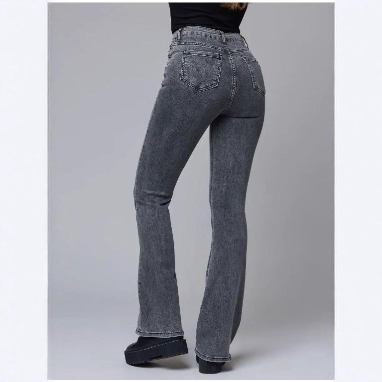 Women's 2025 Micro-Flare Jeans - Russian Autumn Collection