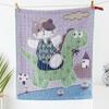 Cartoon Large Hand Towel 4 Layer Cotton Gauze Tea Towel New Pure Cotton Dish Cloth  Home Restaurant