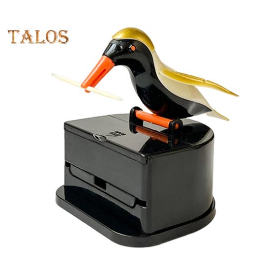 

Диспенсер для зубочисток Bird, держатель для зубочисток Woodpecker, портативный, для домашнего офиса, ресторана, рабочего стола, автоматический органайзер для зубочисток, контейнер A