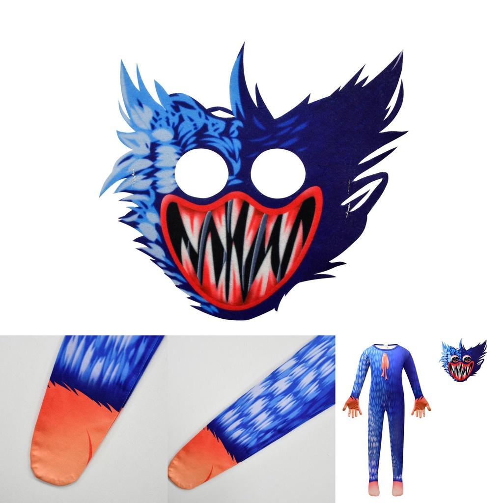Kids Huggy Wuggy Poppy Playtime Cosplay Costume For Parties And Events
