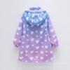 Autumn Girls Jacket Floral Fashion Windbreaker Coat Hooded Zipper Girls Outerwear Gifts Kids Clothes