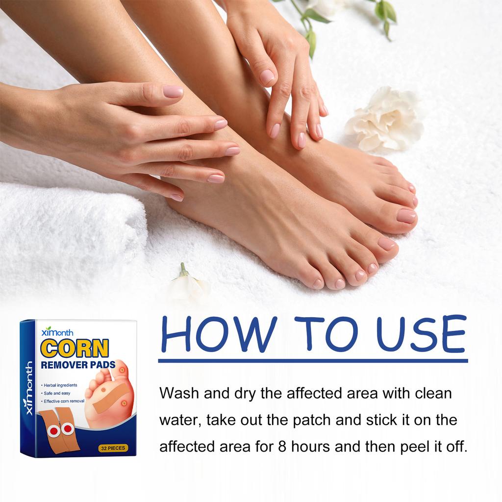 Extra Stärke – Nagelpflaster – 8-Stunden-Pflaster für die Zehennägel für die Nacht – 32 Stück