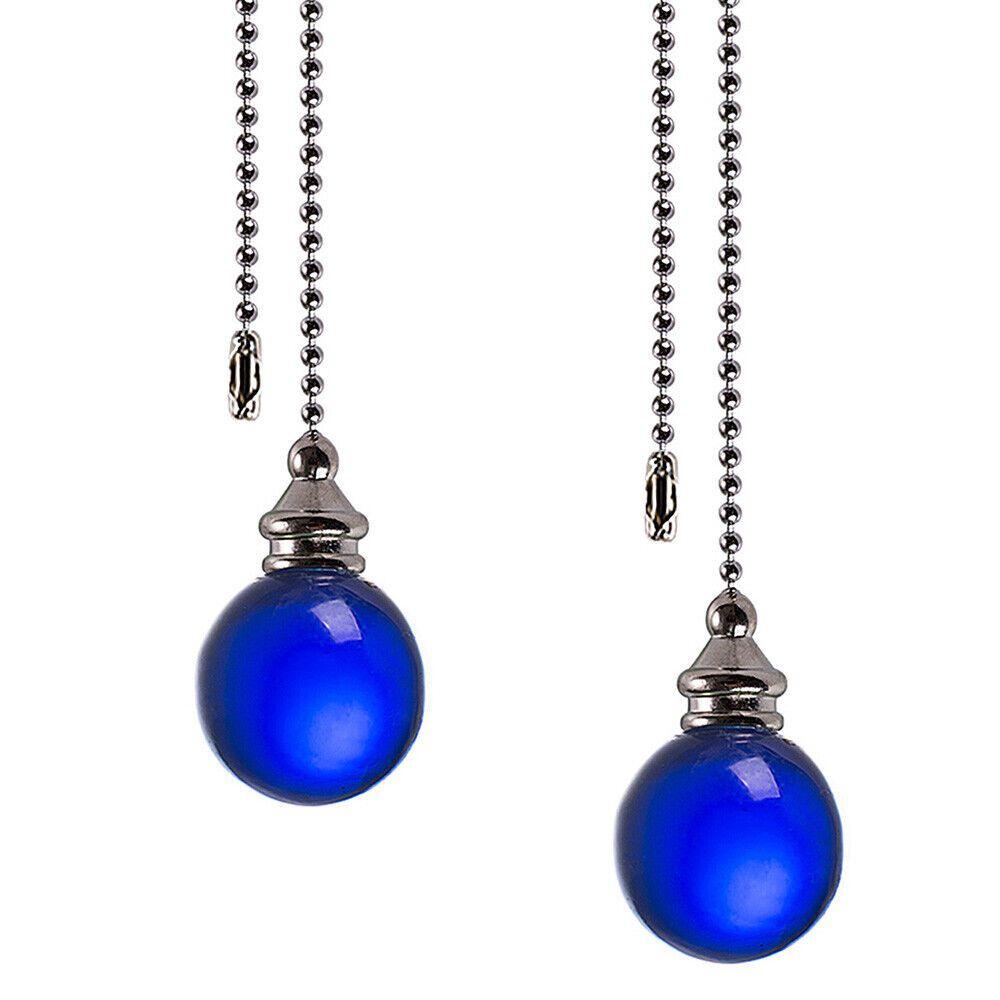 Crystal Ball Ceiling Fan Pendant Light Pull Handle Fan Pendant Home Ornaments Nordic Ball Shape Crystal Style Design Chain Cord