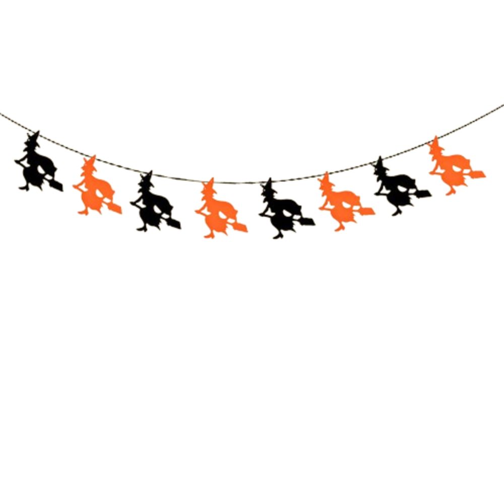 Hanging Happy Halloween Banner Party Decor Pull Flag  Halloween Party Decoration