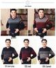 Men's Thick Fleece-Lined Sweater - Grandpa Style, Round Neck, Perfect for Winter Warmth