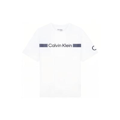 Printed Letter Short Sleeve T-Shirt Men Tops White 40IC861-540