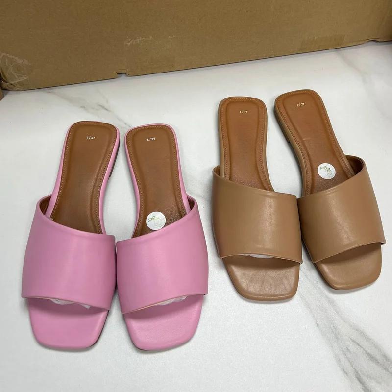 fashion Summer Women Sandals 2024 Outdoor Plus Size Open Toe Flat heels simple leisure Comfortable Light Sandalias Femininas beach shoes