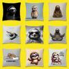 Yoga Sloth Sleep Cute Throw Pillow Case For 45*45cm 40cm 30cm 50cm 55cm Square Home Pillowcase Case