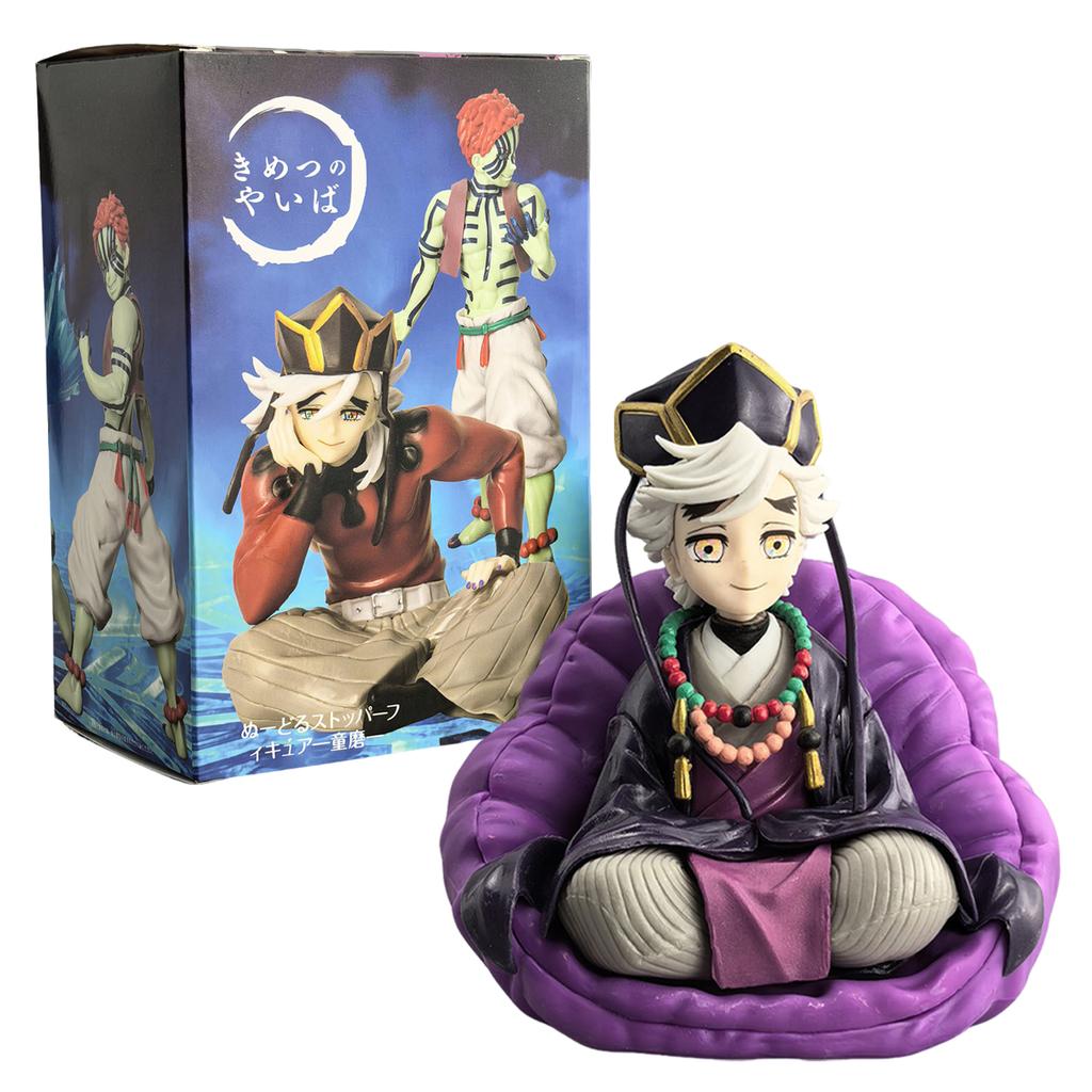 NEU! Anime Demon Slayer Akaza Douma Premium Chokonose Nudelstopper Anime Figur Actionfiguren Sammlung PVC Modell Spielzeug Geschenk