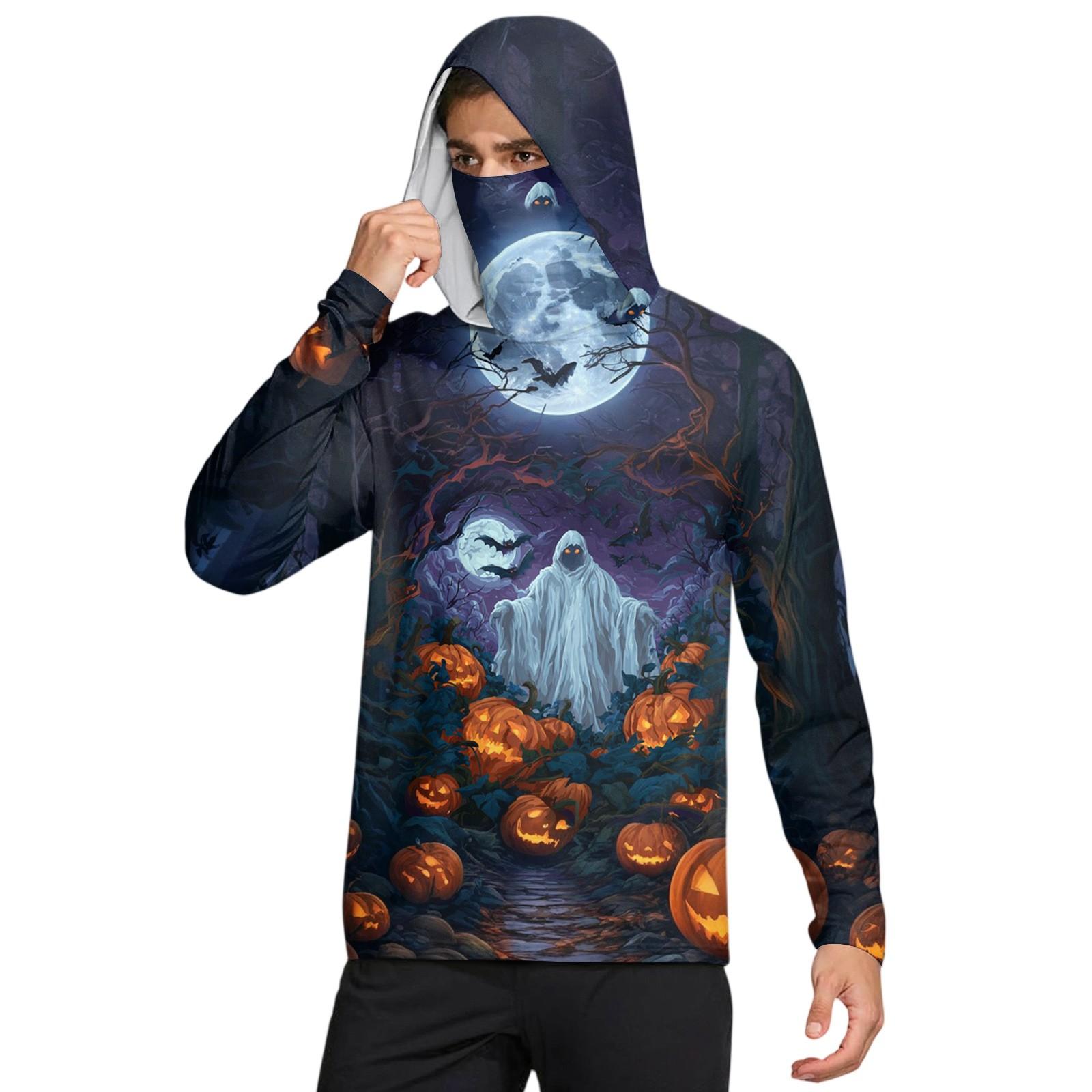 

Men s UPF50+ Sun-protective Shirt, Quick-drying Long-sleeved Shirt, Running Exercise Fishing Shirt XXL тёмно-синий