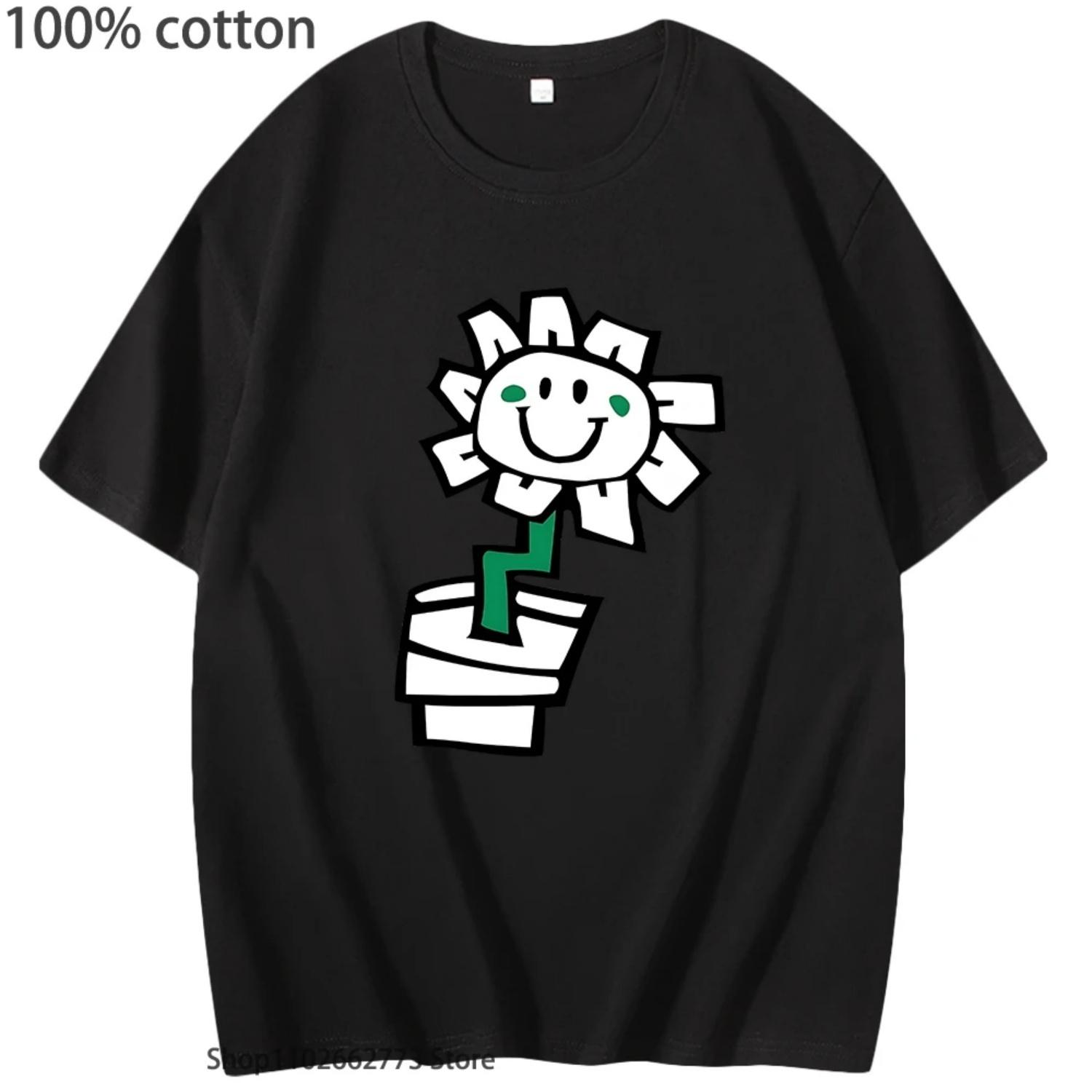 

G-green Day Rock Band Tshirt Kerplunk Flower T-Shirts for _ T Shirt Rock Band Tees 100%Cotton Summer Clothing Unisex Y2k S чёрный