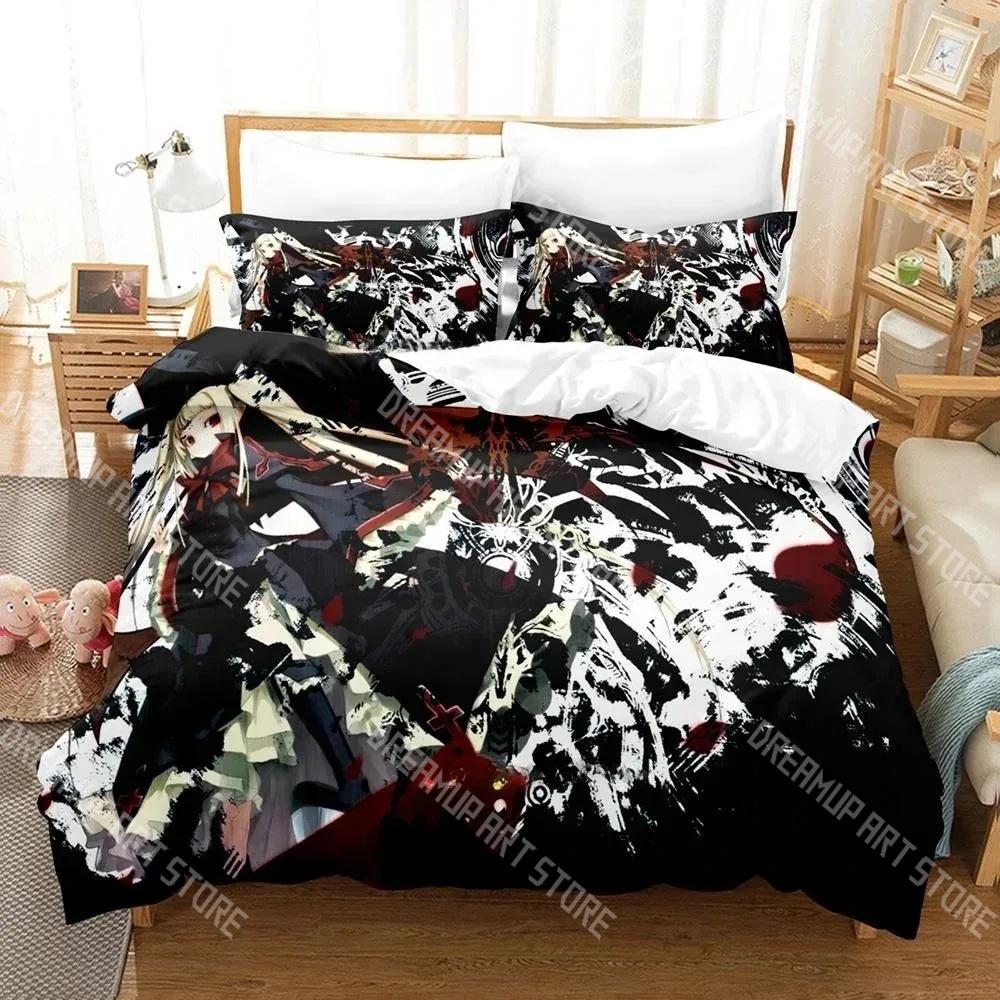 Fashion BlazBlue Alter Memory Bedding Set Single Twin Full Queen King Size Bed Set Kids Bedroom Duvetcover Sets Bed Sheet Set