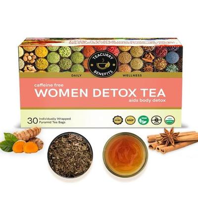Carbamide Forte TEACURRY Women's Detox Herbal Tea – 30 Tea Bags