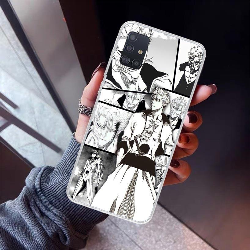 Grimmjow 6 Bleach Phone Case For Samsung Galaxy A52 A51 A50S A32 A22 A12 A02S A72 A71 A31 A70 A30S Note 20 Ultra 10 Plus S10 Gal