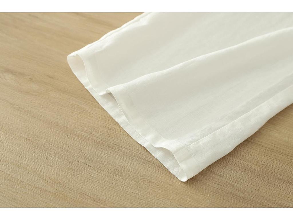 Japanese Pure Linen Women's Wide-Leg Elastic Waist Pants