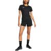 Nike T Shirts Women's Black Crew Neck Moderate Straight Fit BV6728-010