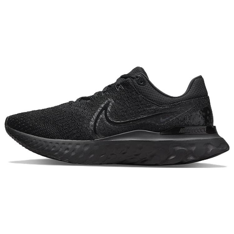 Nike React Infinity Run Flyknit 3  Triple Black  Men s DH5392-005 EU 42