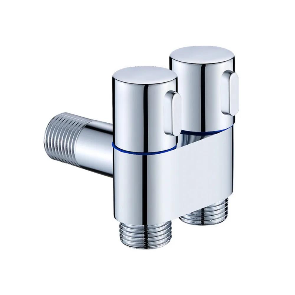 Toilet Bidet Hygienic Shower for Bathroom  Shower Head Double Outlet Angle Valve of Bathroom Accessories Bidet Toilet Seat