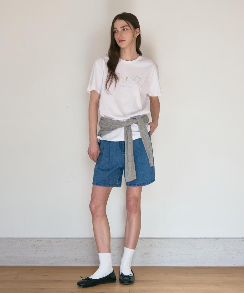 Deuloupisumeon Supima Silket Psyche Graphic T-Shirt [Cream]