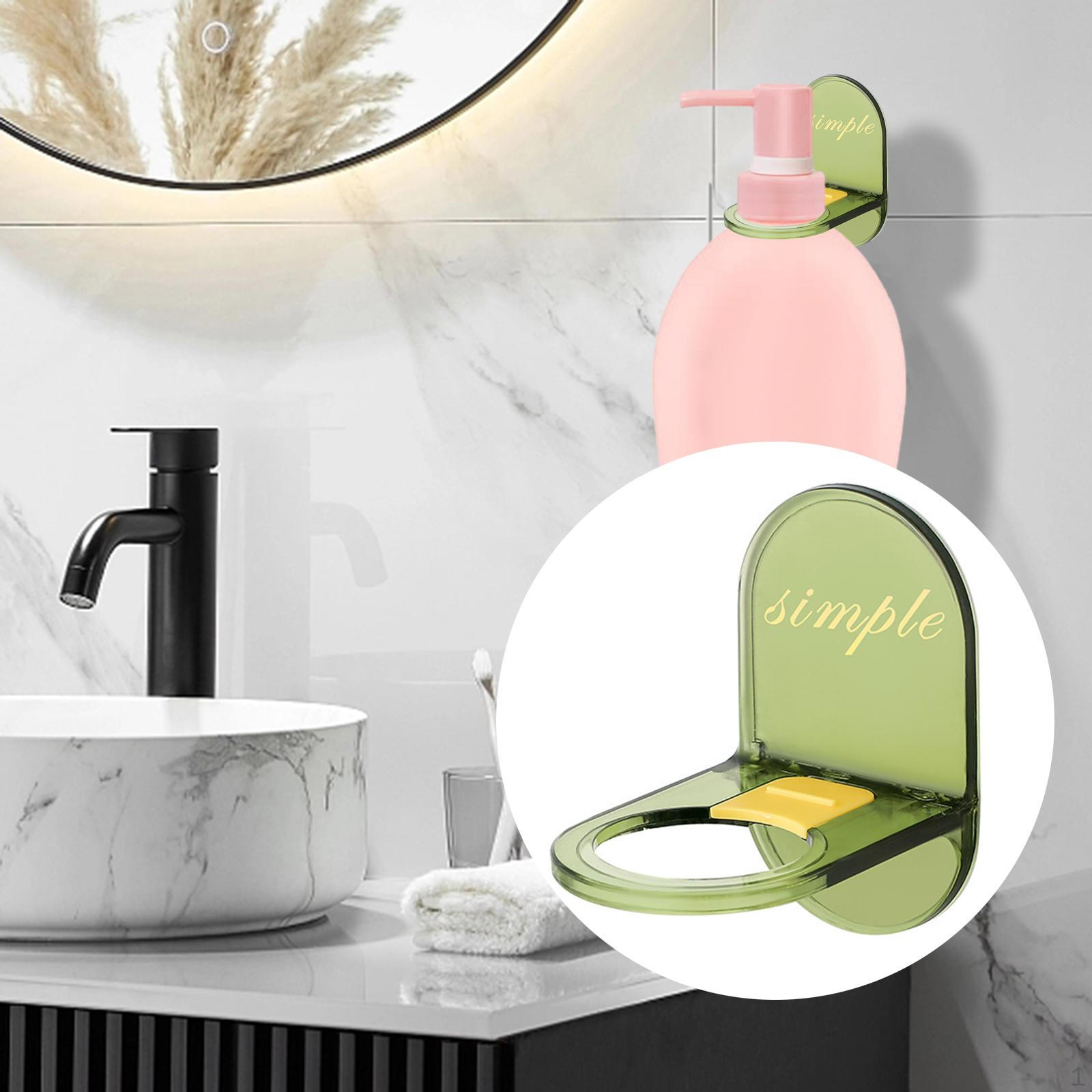 

Bath Lotion Hook, Shampoo Holder, Hand Soap Dispenser Shower Gel Rack for Kitchen светло-зеленый