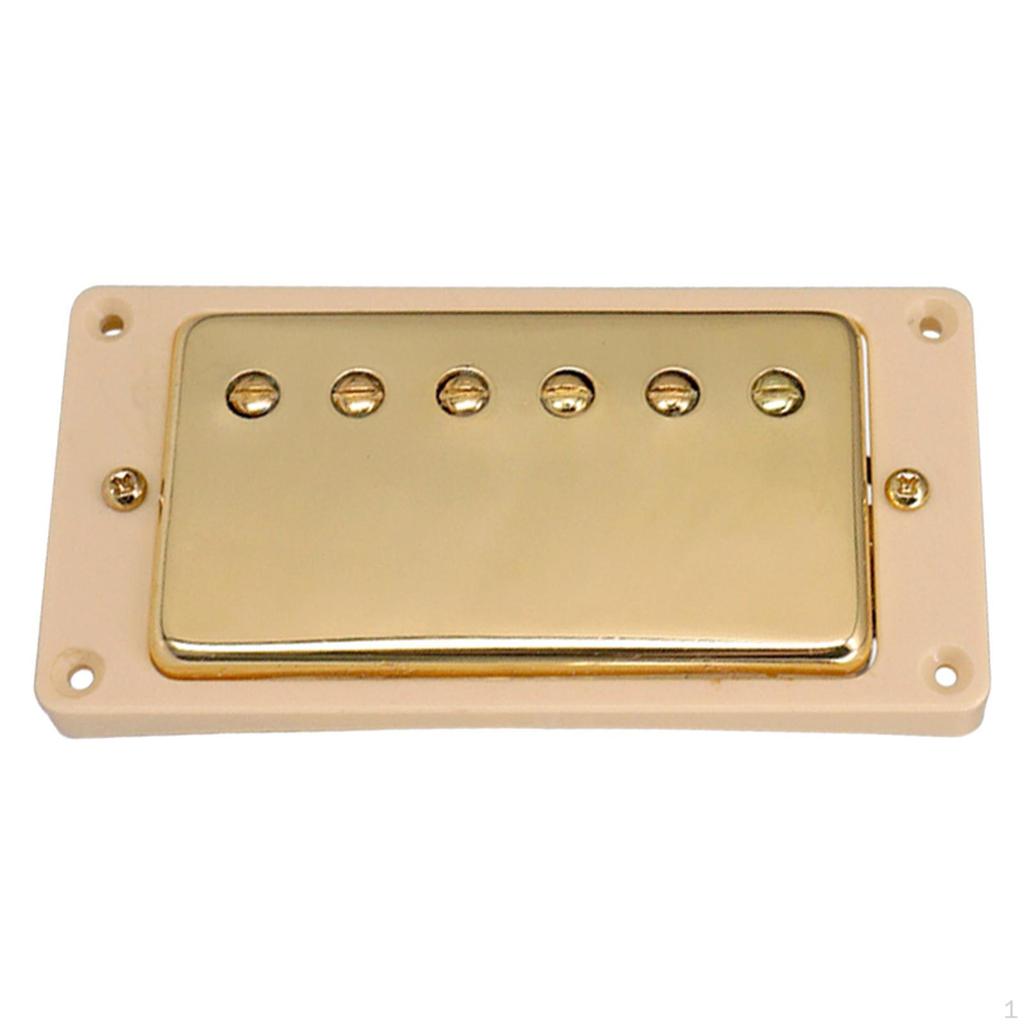 Guitar Neck Bridge Pickup Replacement 5.2cm, Ceremic Copper Double Coil for Style,