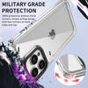 For iPhone 15 Pro Max Case 1.5mm Thick PC+TPU Shockproof Protection Phone Cover