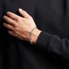 Silver Men' Bracelet 8mm THICK 925 Silver ITALIAN + FREE