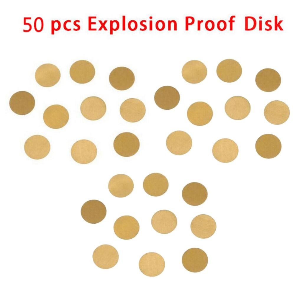 

50 шт. Прокладка Вибухозахищений Диск Сталь 6,5 мм Золоті Деталі Повітряний Компресор