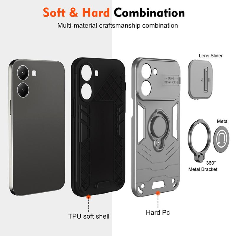For POCO X7 Pro Magnet Charge Armor Men's Phone Case For POCO X7 Pro Fundas Bumper Soft Silicon Hard Cover For Poco X7 Pro Capa