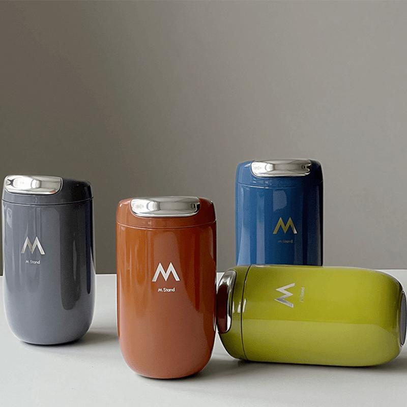 316 Stainless Steel Thermos Bottle 360 ML Retro Glossy Goose Egg Coffee Cup Vacuum Insulation Cup Portable Pocket Vacuum Flasks