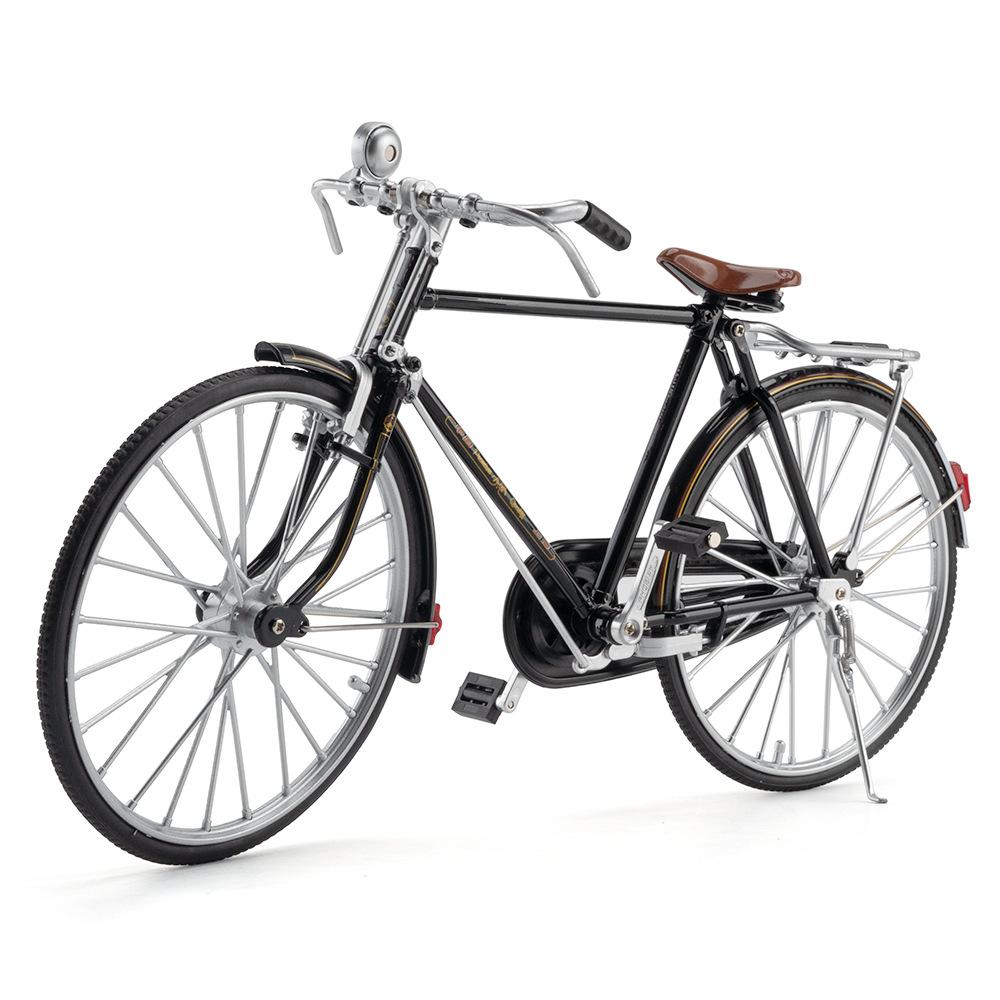 1:6 Retro Classic Two Eight Big Bar Mini Alloy Model Bicycle Diecast Metal Bike Adult Simulation Collection Gift Toy