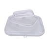 3 Stück PVC-Reißverschluss-Aufbewahrungsbeutel Hartschalen-Reiseorganizer-Set Groß Mittel Klein Transparent für Snacks Kosmetik