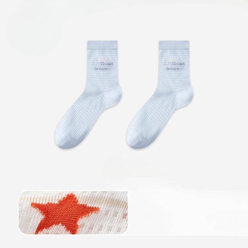 

Женские весенне-летние тонкие универсальные сетчатые носки-гольфы без косточек, дышащие, влагоотводящие 1 pair