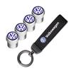 For Volkswagen n2Car Tire Wheel Valve Caps Cover/Car Key Chain Ring Keychain For VW Golf Polo Tiguan Touran Jetta Passat CC T5 GTI Scirocco Caddy