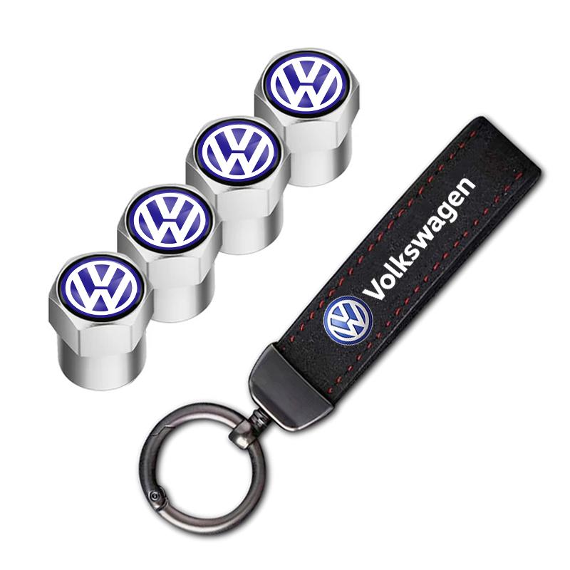 For Volkswagen n2Car Tire Wheel Valve Caps Cover/Car Key Chain Ring Keychain For VW Golf Polo Tiguan Touran Jetta Passat CC T5 GTI Scirocco Caddy