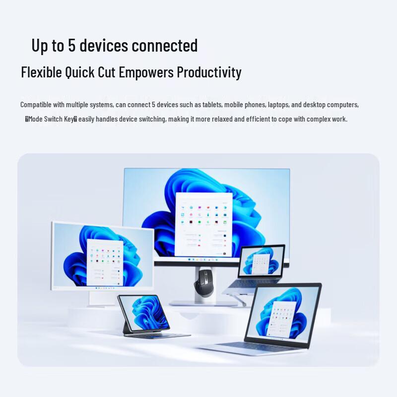 Rapoo MT750S Multi-Mode Wireless Office Mouse