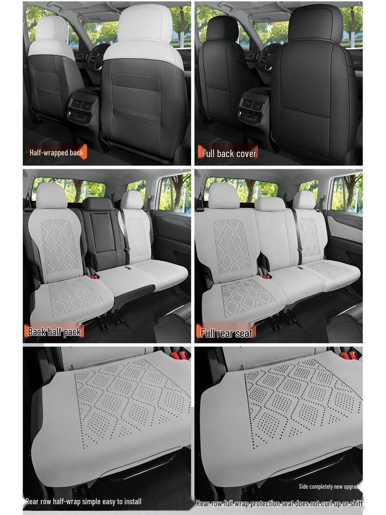 Volkswagen Tayron Seat Covers: 25 Models, Suede, Four-Season, Full Coverage, Breathable