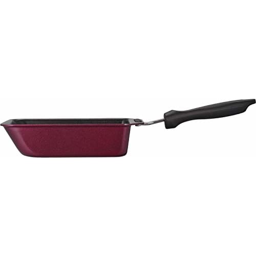 Thermos Durable Series Deep Egg Frying Frying Pan 15 X 18.5cm Red Compatible with IH KFF-015DE R