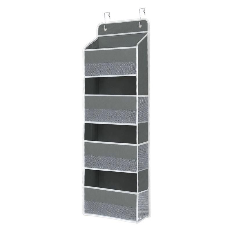 Wall-Mountable Hanging Storage Bag with Mesh Pockets for Dorms and Homes