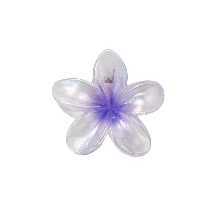 Cute Large Shark Clamp Geometric Flower Hair Claw Clip Korean Colorful Hair Crab Barrettes For Women Beach Headwear Hair Accessories