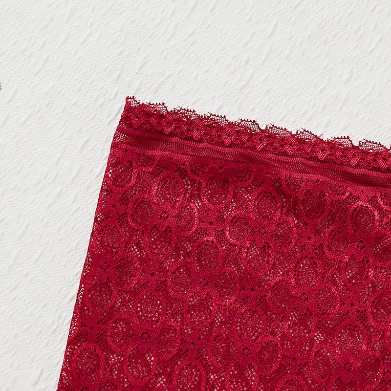 Sexiga mjuka trosor för kvinnor Tunna andningsbara Mellanhöga Ren bomull i grenen Snabbtorkande Andningsbara trosor för damer Höftomslutande