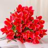 New 10 Heads Artificial Lily Wedding Decoration Bouquet 5-forked Fake Lily Home Decorative Daffodil Orchid