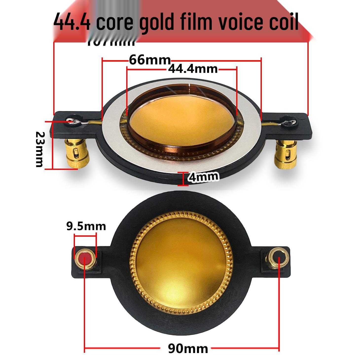 

Gold Film Voice Coil Diaphragm Tweeter Driver, 44mm Core