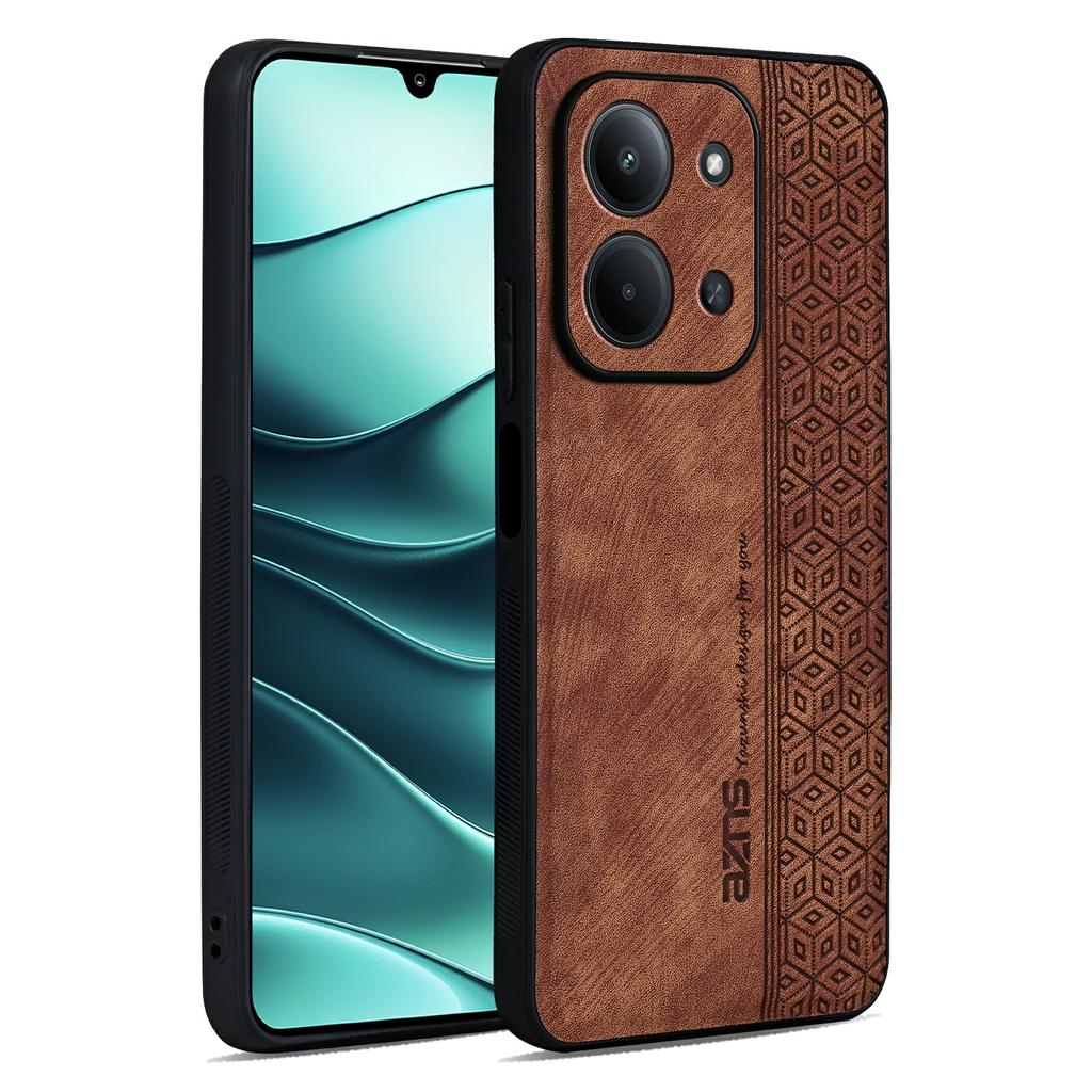 AZNS Protective Case For Xiaomi Redmi 15C 5G (EU) (173mm)/4G (EU) (173mm)/Poco C85 4G (173mm) PU Leather Covered TPU Phone Shell