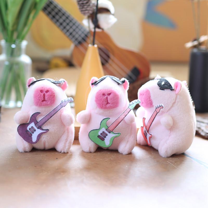 Cute Cute Kapibala Pendant Plush Toy Doll Capybar Bag Hanging Decoration Keychain Doll Doll