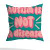 Autism Acceptanc pillowcase casual style decoration, suitable for home decoration (excluding pillow core)