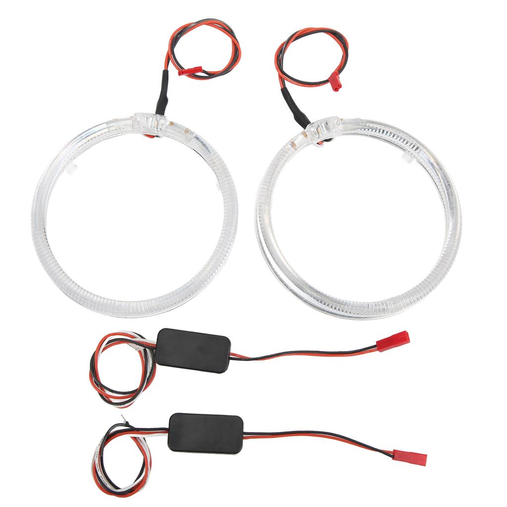 Car LED Angel Eyes Light Guide 95mm3.7in Purple Lighting 9?36V for Headlights DRL Turn Signals