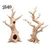 Reptile Hideout Cave 2Pcs 3D Printed Jumping Spider Tree, Hiding Cave, Hermit Crab Climbing Decor for Layered Ecological Tank Decoration Habitat